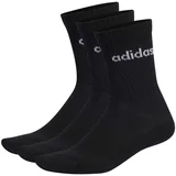 Sportske čarape 'Linear Crew Cushioned ' crna / bijela
