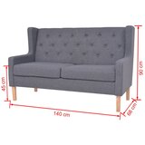  Kauč Dvosjed od Tkanine Sivi | shoptok.hr