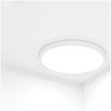Greentech LED okrogla stropna svetilka (18 W, Ø x V: 225 x 24 mm, Bela) | Shoptok.si