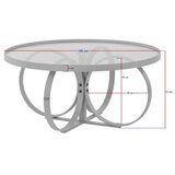 Hanah home Sto za dnevnu sobu Shimane Walnut | Eponuda.com