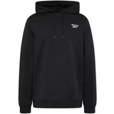 Reebok Sportska sweater majica crna / bijela