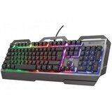 Trust tastatura ziva žična/led/gaming/crna Cene