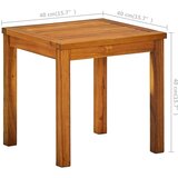 In Ležalnik z mizico trden akacijev les in tekstil | Shoptok.si