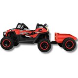 Buggy dvosjed 4×4 s prikolicom – crveni | shoptok.hr