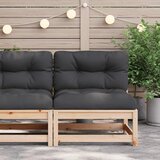  Vrtna sofa bez naslona za ruke s jastucima masivna borovina | shoptok.hr