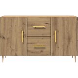  Komoda boja hrasta artisan 100 x 36 x 60 cm konstruiranog drva | shoptok.hr