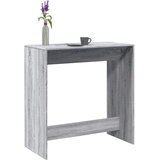 vidaXL Barska miza siva sonoma 102x50x103,5 cm inženirski les | Shoptok.si