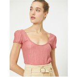 Koton T-Shirt - Pink - Regular fit Cene