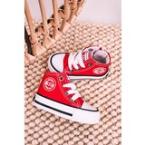 Kesi Dětské vysoké tenisky Big Star - červené | Shoptok.si