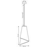  visilica na sajli moda 1xE27/15W/230V siva/crna | Eponuda.com