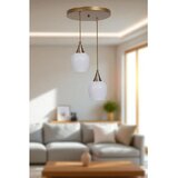 Opviq Luster 9063-2 u Beloj i Zlatnoj Boji | Eponuda.com