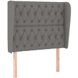  Box spring postelja z vzmetnico temno siva 90x190 cm blago, (20789983) | Shoptok.si