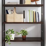 vidaXL Zidna polica tamnosmeđa 100x60x(2-4) cm od obrađene hrastovine Cijene