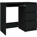  Radni stol crni 90 x 45 x 76 cm od iverice | shoptok.hr