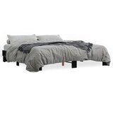  Okvir za krevet crni 160x200 cm konstruirano drvo i metal | shoptok.hr