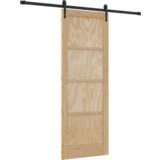  Klizna vrata sa setom dijelova 78x211 cm čvrsta drva bora | shoptok.hr