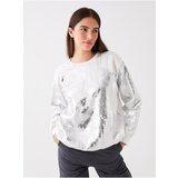 LC Waikiki Women's Crew Neck Printed Long Sleeve Oversized Sweatshirt. | shoptok.hr