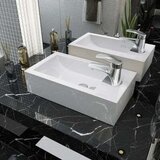  Umivaonik s Otvorom za Slavinu Keramički Bijeli 46x25 5x12 cm | shoptok.hr