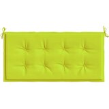  Jastuk za vrtnu klupu jarkozeleni 120x50x3 cm od tkanine Oxford | shoptok.hr