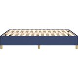  Box spring posteljni okvir moder 140x200 cm blago, (20736885) | Shoptok.si
