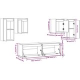 TV omarica 6 kosov trdna borovina, (20729982) | Shoptok.si