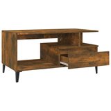  Stolić za kavu boja hrasta 90x49x45 cm konstruirano drvo | shoptok.hr