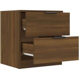  Noćni ormarići 2 kom boja smeđeg hrasta konstruirano drvo | shoptok.hr