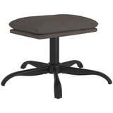  Stolček za noge temno siv 60x60x36 cm žamet, (20772409) | Shoptok.si