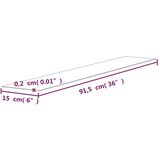 Zidne ploče s izgledom drva smeđe od PVC-a 2 06 m² | shoptok.hr