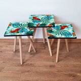 Hanah home 3Shp199 - multicolor multicolor nesting table (3 pieces) | ePonuda.com