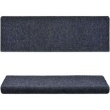  Otirači za stepenice 15 kom prošiveni 65x21x4 cm plavi | shoptok.hr