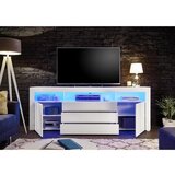 Modern Living komoda goal, bela, led | Shoptok.si