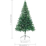  Umjetno osvijetljeno božićno drvce s kuglicama 180 cm 564 grane | shoptok.hr