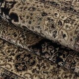 Lesnina-XXXL tkana preproga kashmir 2608 schwarz 200/290 cm tkano črna | Shoptok.si