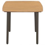 Poli 3-dijelni vrtni blagovaonski set od poliratana crni | shoptok.hr