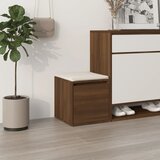 Furnova Predalnik rjav hrast 40,5x40x40 cm inženirski les, (21954188) | Shoptok.si