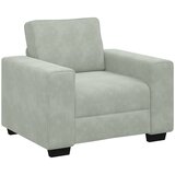  3-dijelni set sofa s jastucima, svijetlo sivi baršun | Shoptok.si