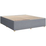  Krevet s oprugama i madracem svjetlosivi 200 x 200cm od tkanine | shoptok.hr