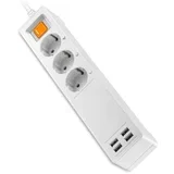 pametni podaljsek,PSHS16AW, 3x Schuko, 4x USB-A