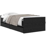  Konstrukcija postelje s predalom Črna Orehovina 90 x 200 cm, (5000104310) | Shoptok.si