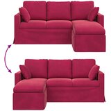 SOFA Vinska crvena 178 x 134 x 80 cm Baršun | shoptok.hr