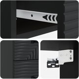  Noćni ormarić za montažu na zid Zidne Crna 34,5 x 33 x 40 cm | shoptok.hr
