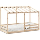  Dječji krevet s krovom 100 x 200 cm od masivne borovine | shoptok.hr