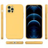 Wozinsky Color Case silikonska fleksibilna izdržljiva futrola za iPhone 12 Pro žuta | shoptok.hr