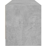 vidaXL TV omarica s steklenimi vrati betonsko siva 102x37x42 cm | Shoptok.si