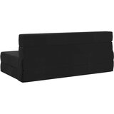 SOFA na razvlačenje Crna 152 x 86,5 x 60 cm Tkanina | shoptok.hr