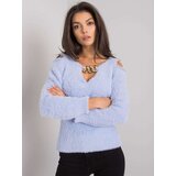 RUE PARIS Sweater-LC-SW-7033.27X-Light Blue | Shoptok.si