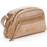 Love Moschino Torbe za čez ramo SIGNATURE ZIP XBODY Bež | Shoptok.si