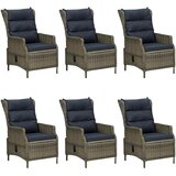  7-dijelni vrtni blagovaonski set smeđi | Eponuda.com