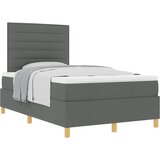  s opruga kutije Tamno siva 120 x 200 cm tkanina | shoptok.hr